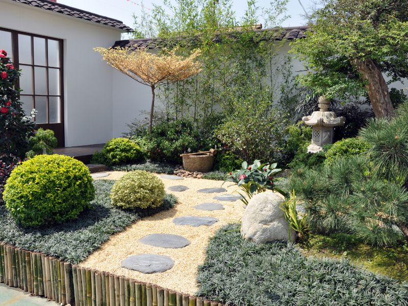 konsep desain taman depan rumah