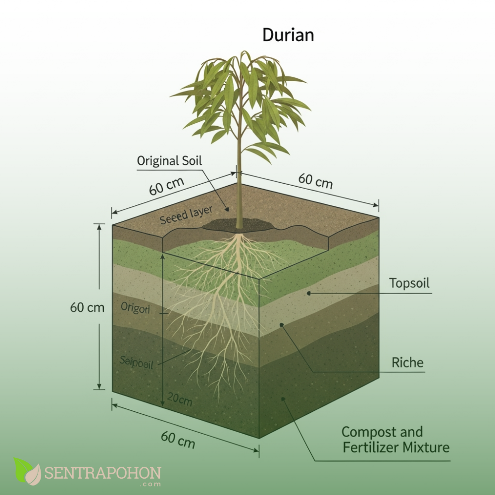 durian 2 &bull; Panduan Lengkap Cara Menanam Durian & Merawatnya Agar Cepat Berbuah