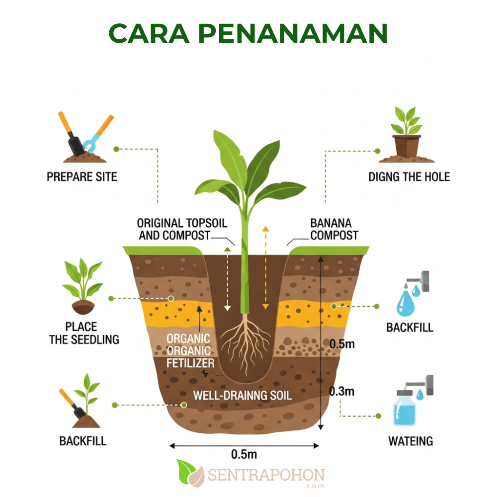 pisang 2 1 &bull; Cara Menanam Pisang: Panduan Lengkap dari Bibit hingga Panen untuk Pemula
